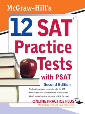 cover image of McGraw-Hill's 12 SAT Practice Tests with PSAT